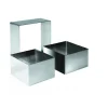 Nonnette Carré Inox 10 cm x H 4,5 cm Ibili