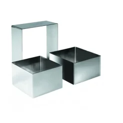 Nonnette Carré Inox 10 cm x H 4,5 cm Ibili