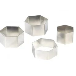 Nonnette Hexagonale Inox Ø 7 cm H3 cm