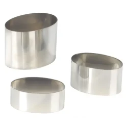 Nonnette Ovale Inox 7,5 cm H4,5 cm