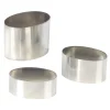 Nonnette Ovale Inox 8cm H4 cm