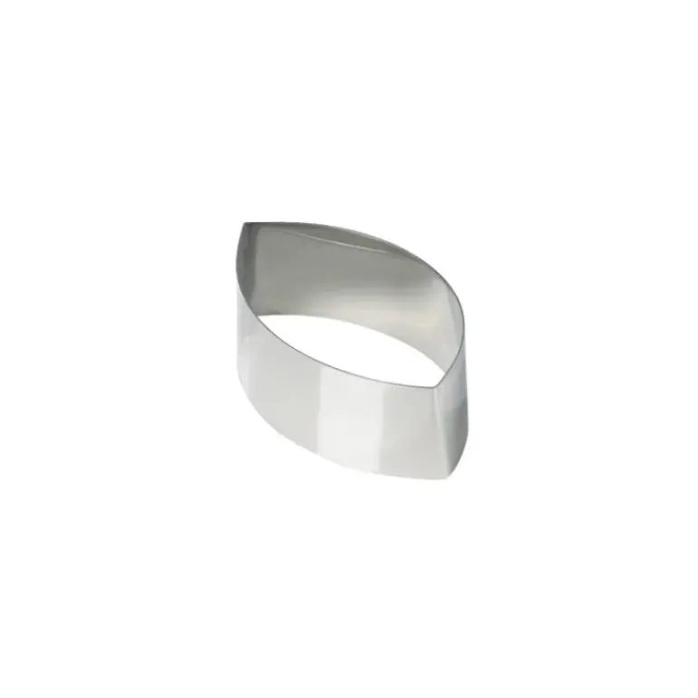 Nonnette Ovale Pointu Inox 9 cm H 3 cm