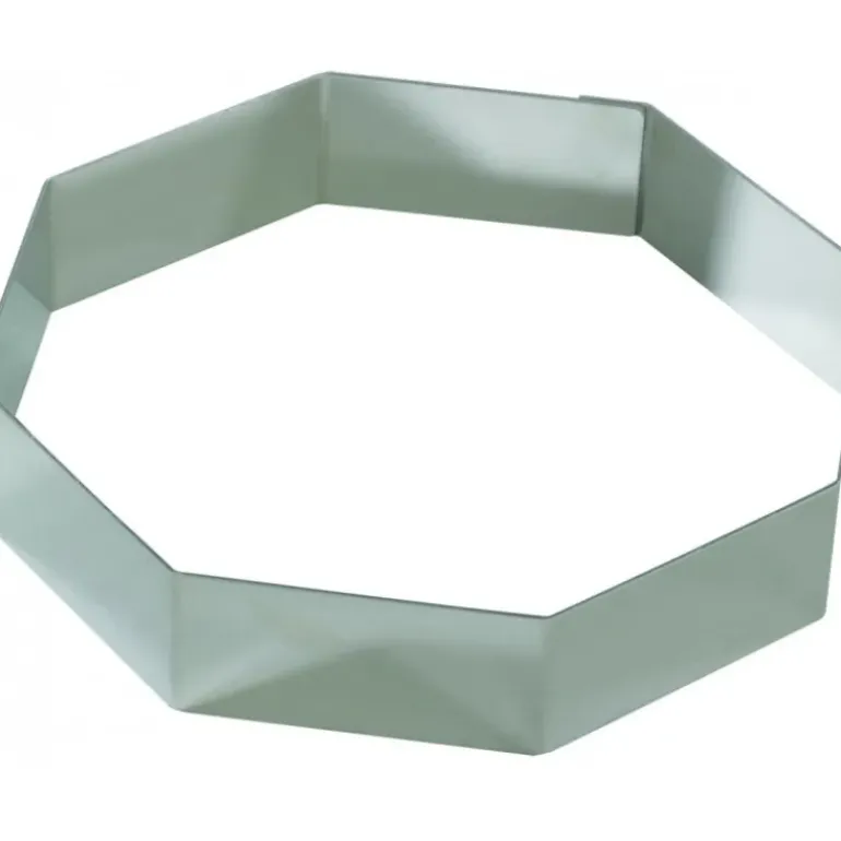 Octogone à Mousse Inox 24 cm x H 4,5 cm Mallard