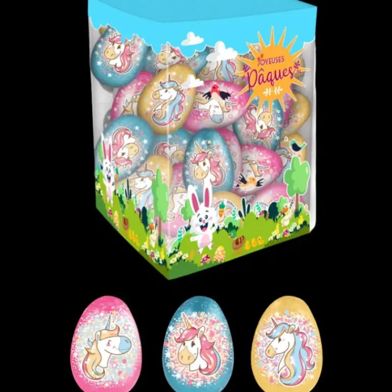 Oeufs Licorne Chocolat Lait 12,5g x50 Abtey