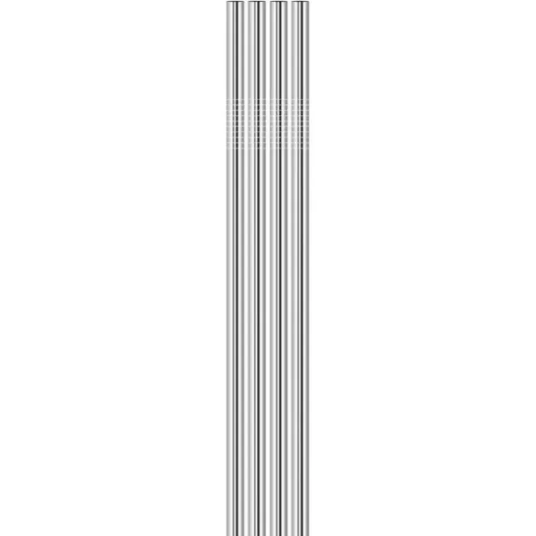 Paille en Inox Droite 21,5cm x4 Lebrun