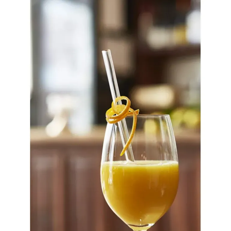 Paille Réutilisable en Verre 20cm droite x6 HALM
