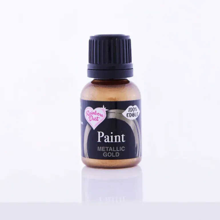 Peinture Alimentaire Or Métallique 24 g Rainbow Dust