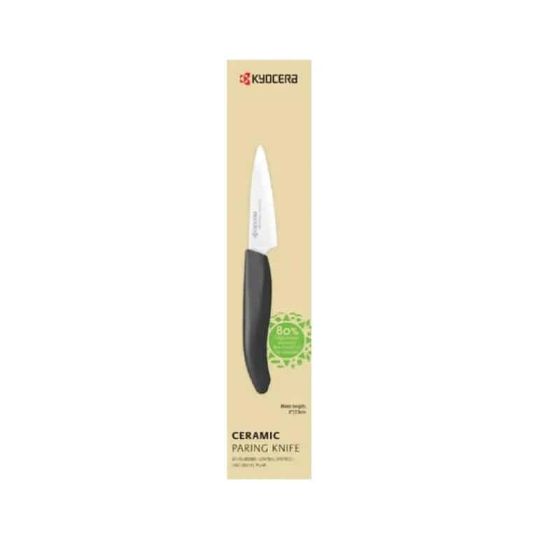 Petit Couteau d'Office Céramique Noir 7,5 cm Gen Earth Kyocera