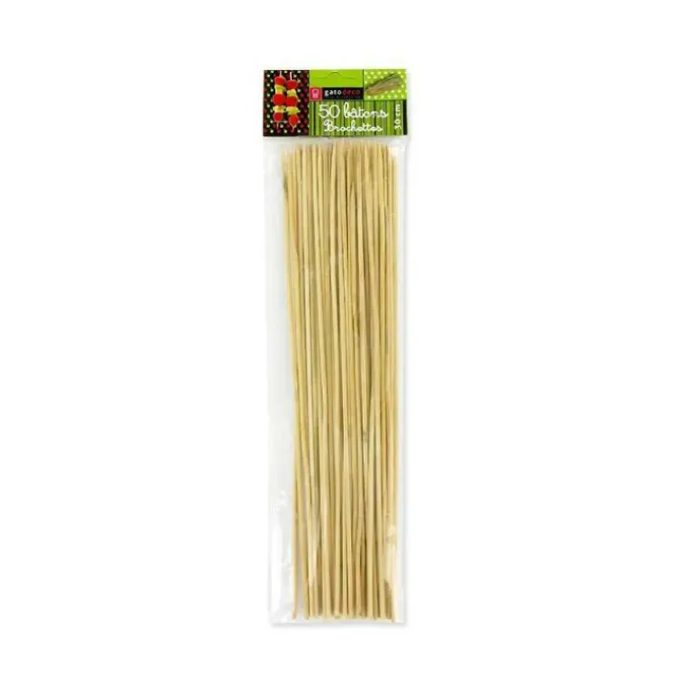 Pics Brochettes 30 cm Gatodéco (x50)