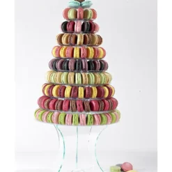 Pied Cristal H 16 cm pour Pyramide à Macaron