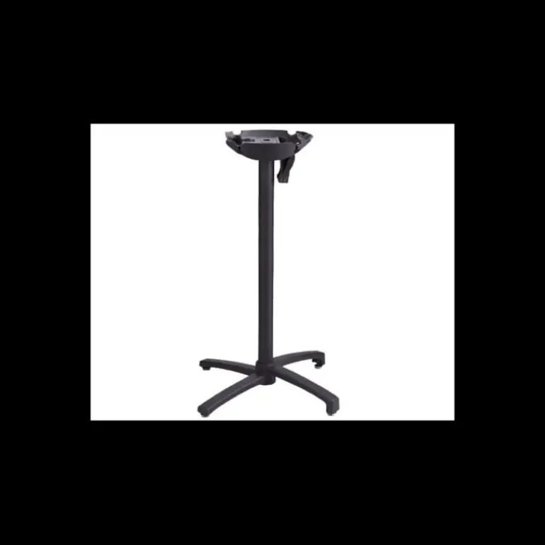 Pied de Mange-Debout en Aluminium Noir X-One Grosfillex