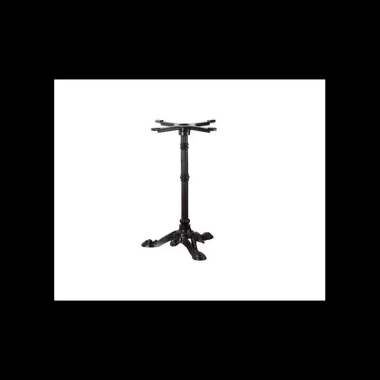 Pied de Table Base 3 Branches en Fonte Epoxy Noire Retro Lyrose