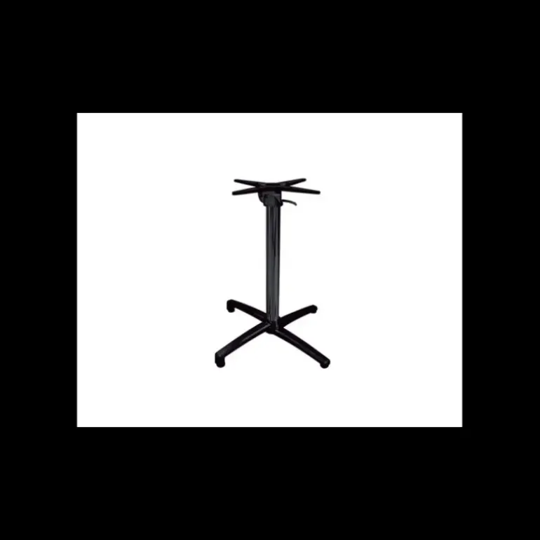 Pied de Table en Métal Epoxy Noire Koné Lyrose