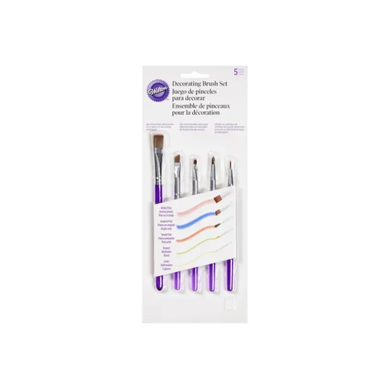Pinceaux de Décoration (x5) Wilton
