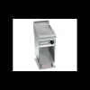 Plancha Gaz Rainurée sur Meuble 700 x 400 x 900 mm Berto's