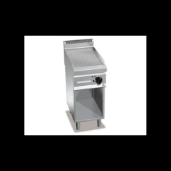 Plancha Gaz Rainurée sur Meuble 700 x 400 x 900 mm Berto's