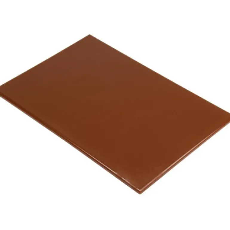 Planche à Découper 30x20 cm H 2cm Polyéthylène Marron