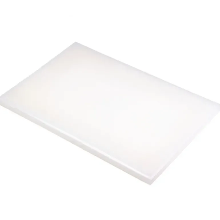 Planche à Découper 30x20 cm H 2cm Polyéthylène Blanc