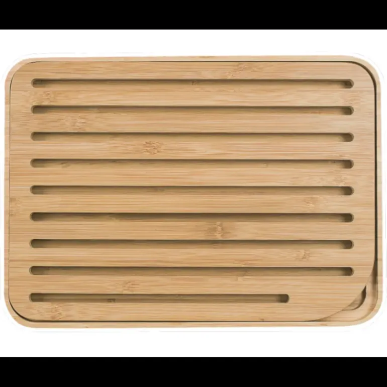 Planche à Pain Bambou 35 x 25 cm Blanc Pebbly