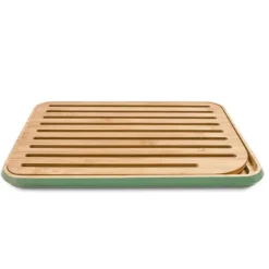 Planche à Pain Bambou 35 x 25 cm Vert Sauge Pebbly