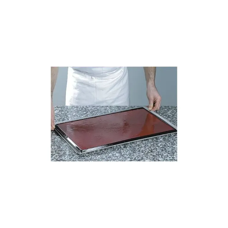 Plaque Flexipat entremets carré 33,5 x 33,5 x 1,6 cm