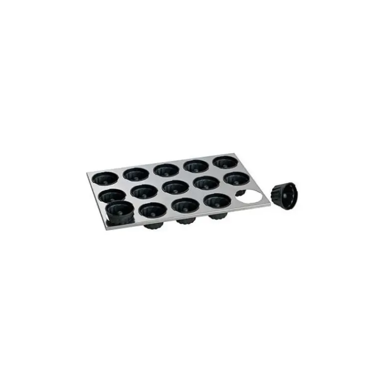 Plaque Kouglofs Ø 9,5 cm Exoglass® - Moule anti-adhésif x 15
