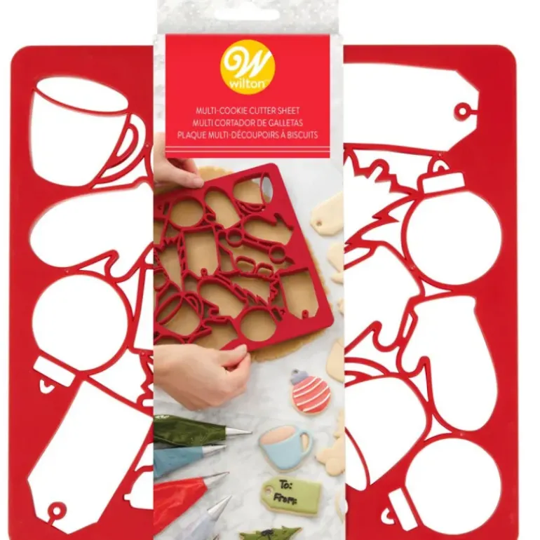 Plaque Multi-découpoirs 14 Empreintes Noël Wilton