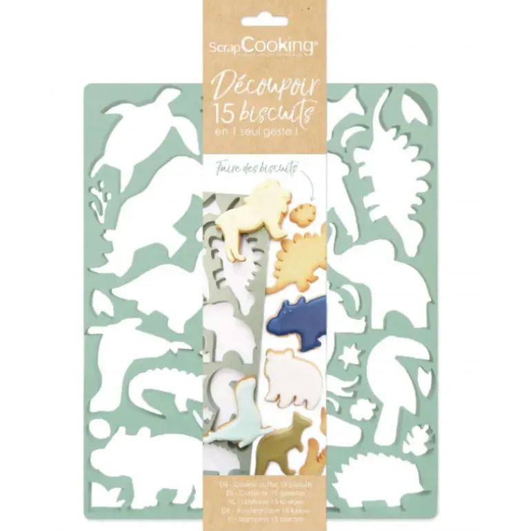 Plaque Multi-découpoirs Animaux ScrapCooking