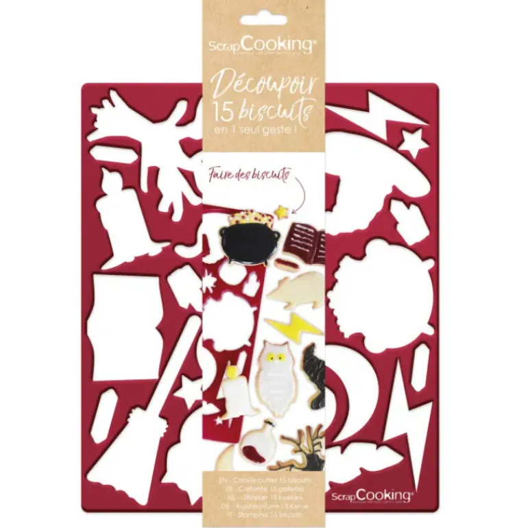 Plaque Multi-découpoirs Sorcier ScrapCooking