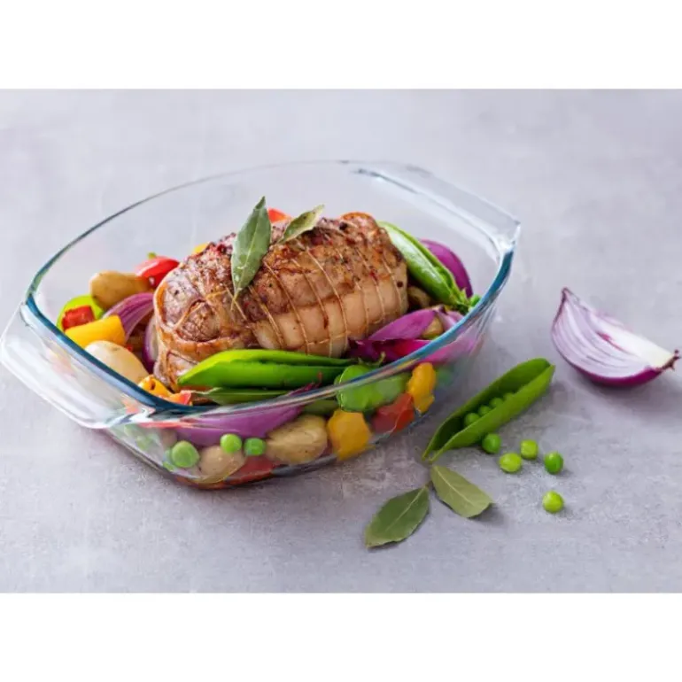 Plat à Four en Verre Ovale 35 x 24 cm 2,8 L Irrésistible Pyrex