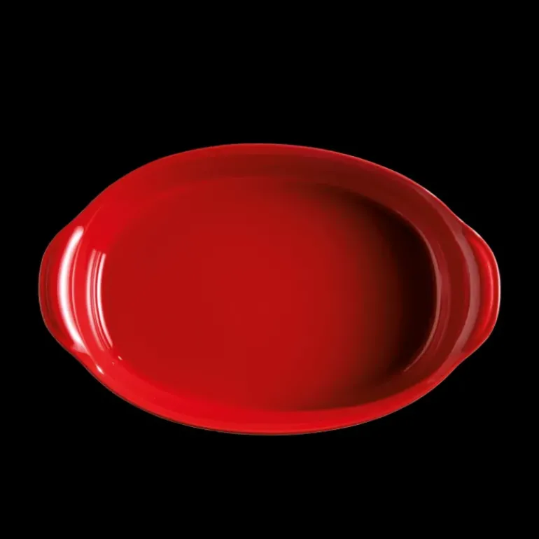 Plat à Four Ovale en Céramique 36,5 x 22,5 cm Grand Cru Emile Henry