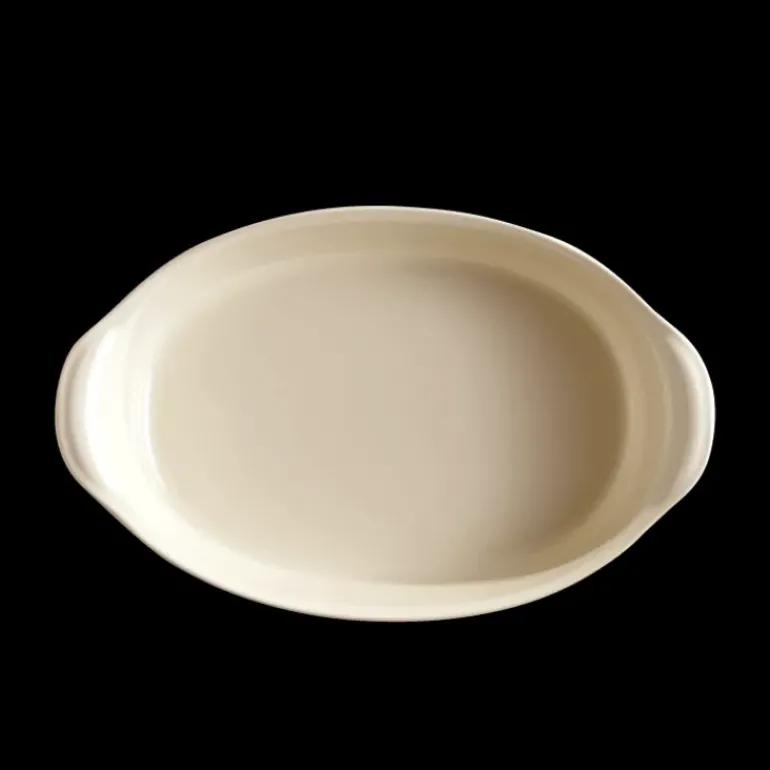 Plat à Four Ovale en Céramique 36,5 x 22,5 cm Argile Emile Henry