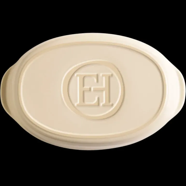 Plat à Four Ovale en Céramique 36,5 x 22,5 cm Argile Emile Henry