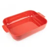 Plat à Four Rectangulaire en Céramique Appolia 40 cm Rouge Peugeot