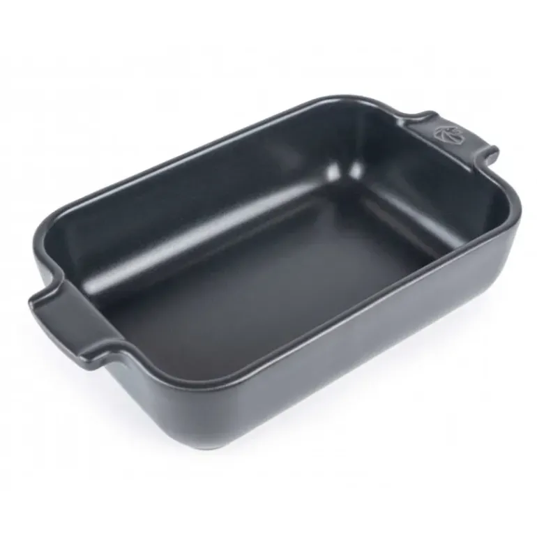 Plat à Four Rectangulaire en Céramique Appolia 22 cm Ardoise Peugeot