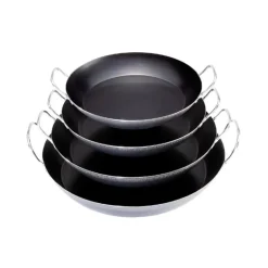 Plat à Paella Tôle Bleue Ø 42 cm Outdoor De Buyer