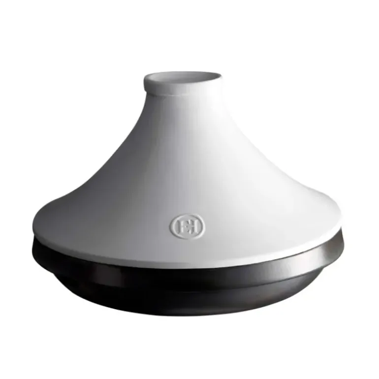 Plat à Tajine en céramique 27,5 cm Blanc Ardoise Delight Emile Henry