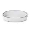 Plat Oblong Blanc Cumulus 26 x 18,5 cm Caractère Culinaire Revol