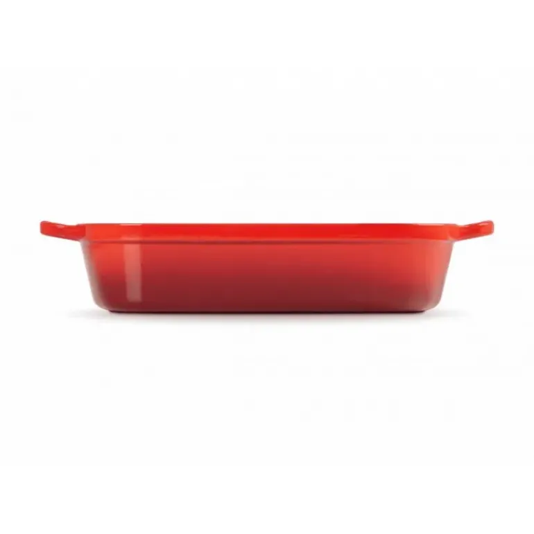 Plat Rectangulaire en Fonte 37 cm Cerise Le Creuset