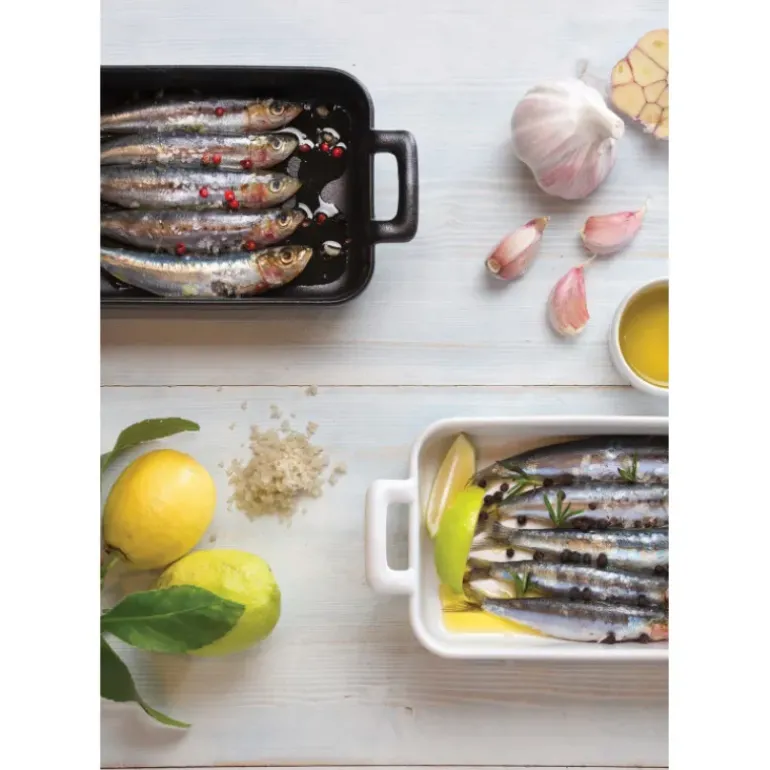 Plat Rectangulaire Noir 19x13 cm Belle Cuisine Revol
