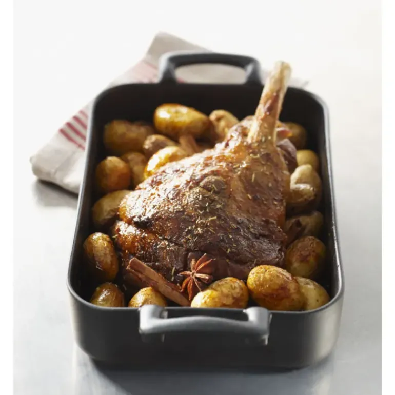 Plat Rectangulaire Noir 26x19 cm Belle Cuisine Revol