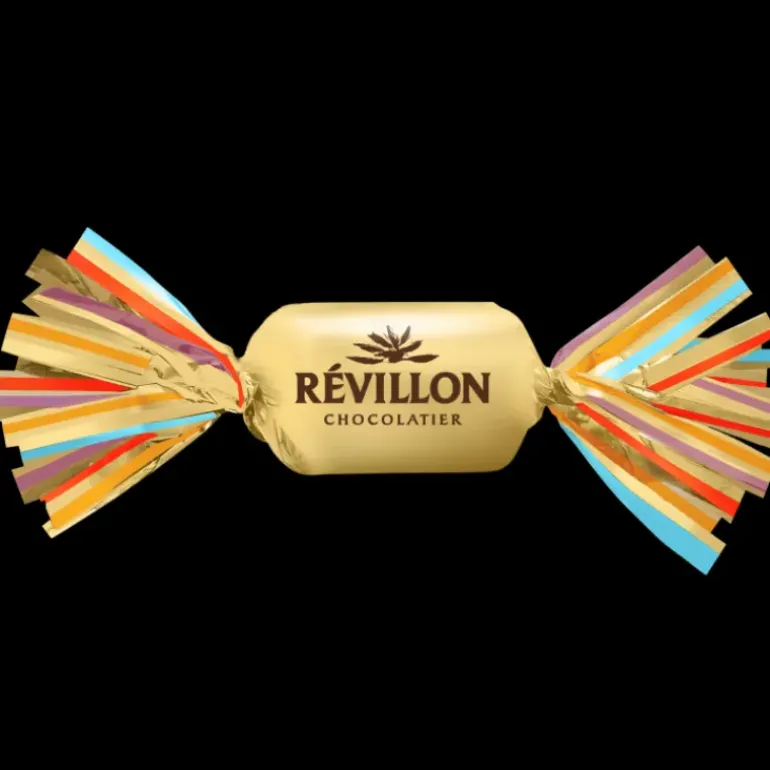 Pochette Papillote Chocolat Noir et au Lait avec Pétards 300 g Révillon