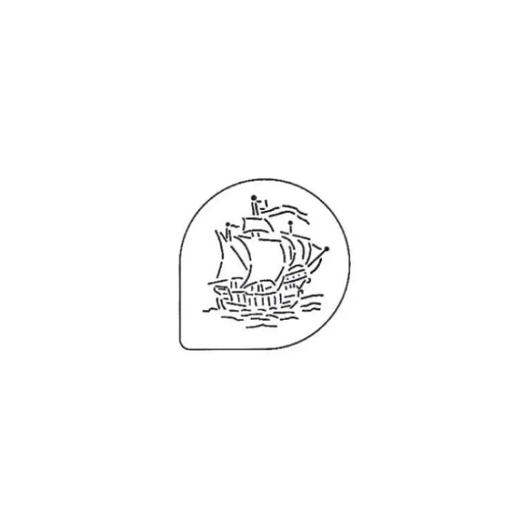 Pochoir Bateau pour Gâteaux
