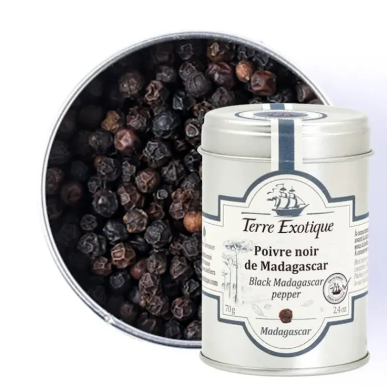 Poivre Noir de Madagascar 70 g Terre Exotique