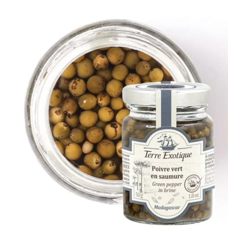 Poivre Vert en Saumure 50 g Terre Exotique