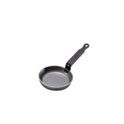 Poêle à Blinis Professionnelle, carbone plus, Tôle d'Acier blanche, De Buyer