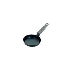 Poêle à Blinis Tôle Bleue Ø 12 cm Blue Carbon De Buyer