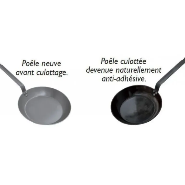 Poêle à Crêpes Ø 26 cm Minéral B Element de Buyer - Poêles en Fer