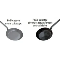 Poêle à Crêpes Ø 30 cm Minéral B Element de Buyer - Poêles en Fer