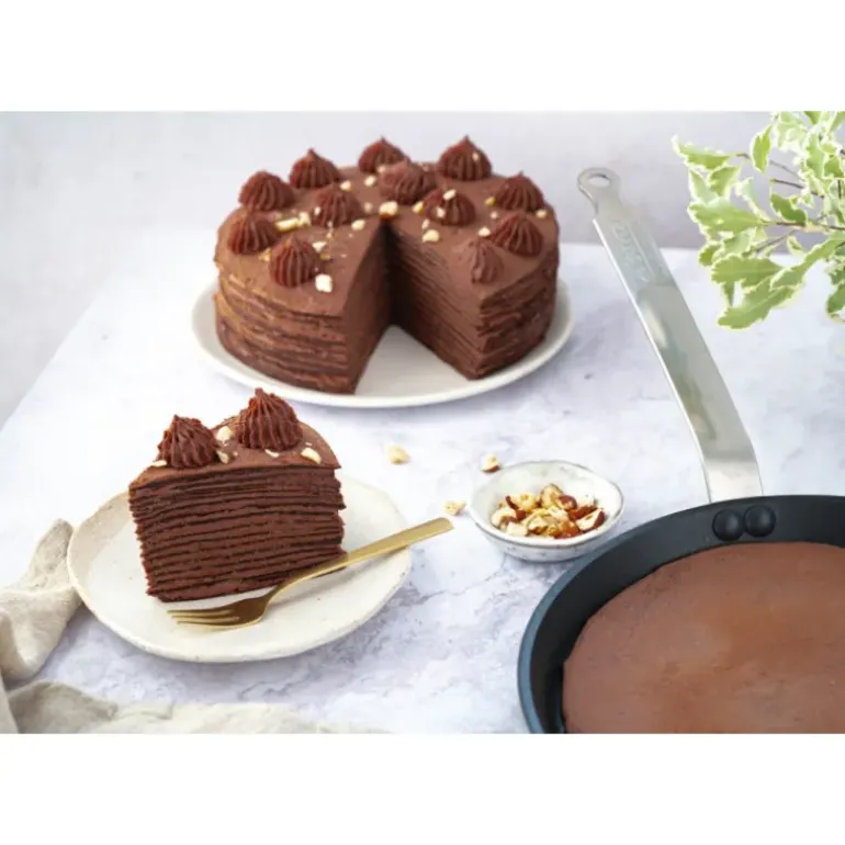 Poêle à Crêpes Anti Adhésive Ø 26 cm Choc Intense De Buyer